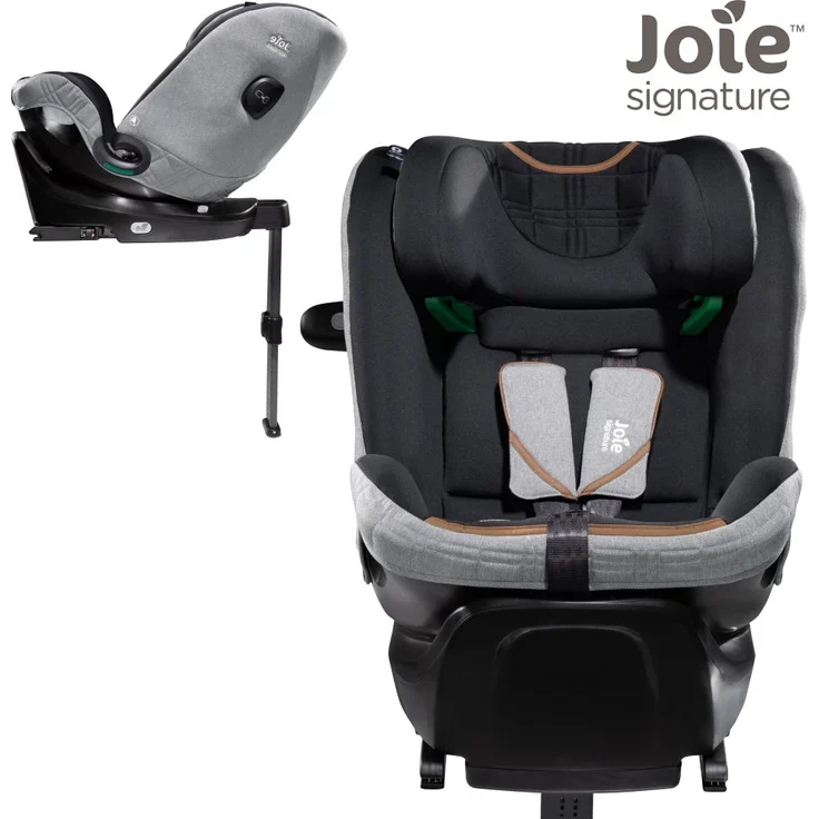 joie Reboarder-Kindersitz i-Spin XL i-Size ab Geburt - 12 Jahre - Carbon – Bild 1