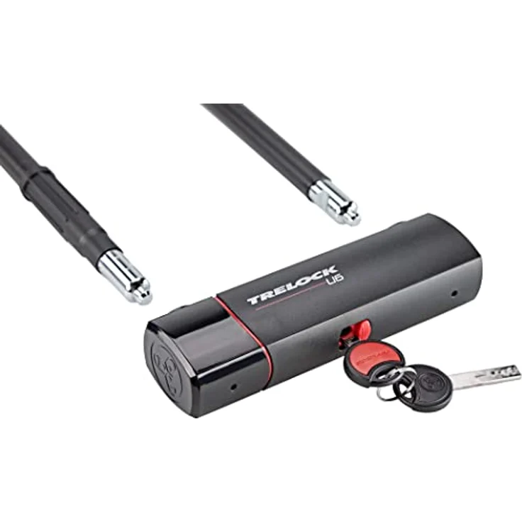 Trelock Unisex Bügelschloss-2232025900 Bügelschloss, Schwarz, One Size – Bild 2