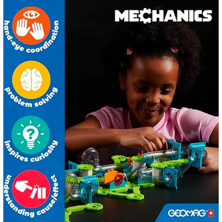 Geomag Mechanics Gravity RE Loops & Turns Neodym-Magnet-Spielzeug 8 Jahr(e) Mehrfarbig Violett Silber - Preisvergleich – Bild 10