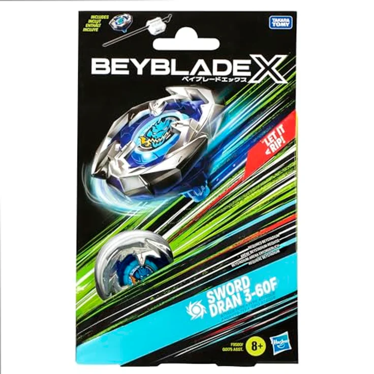 Hasbro Beyblade X Sword Dran 3-60F, Starter Pack mit X-Celerator Beschleunigungssystem, Angriffstyp und austauschbaren Teilen – Bild 4