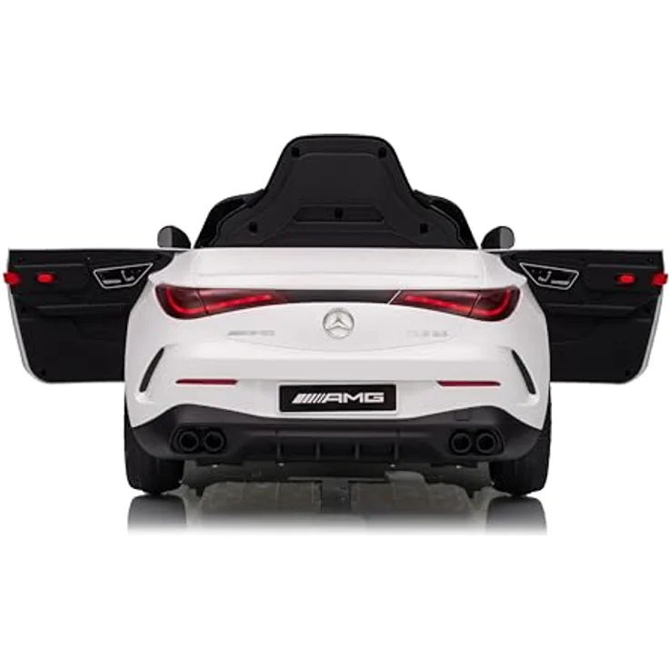 FINOOS Kinder Elektroauto Mercedes CLE53 AMG 12V mit Fernbedienung, weich, LED-Beleuchtung und Soft-Start, weiß – Bild 6
