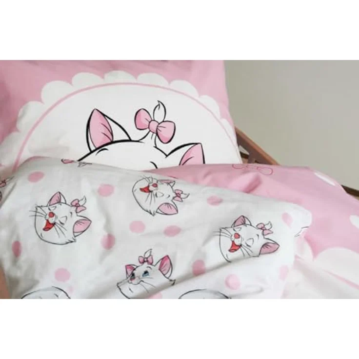 BrandMac Disney Aristocats Bettwäsche Set 80 x 80 cm / 135 x 200 cm, 100% Baumwolle, Kinderbettwäschen – Bild 4