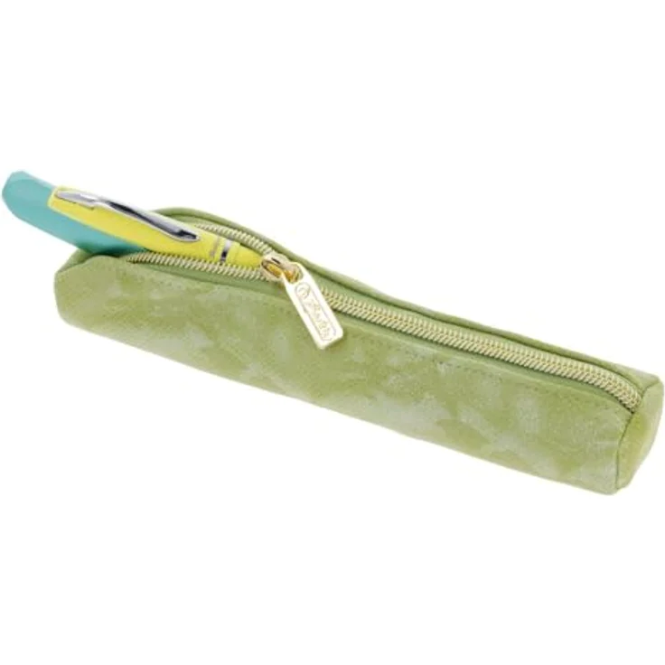 Pelikan Faulenzer rund Mini Bright Animals Green, Unbefülltes Etui aus Lederimitat, 21 x 4 x 4 cm, 1 Hauptfach mit Reißverschluss – Bild 4