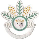 Sophie la girafe Mille-Feuille-Beißring, 5-Wege-Serie, 100% Naturkautschuk, für das Zahnen und den Geschmackssinn, Blätterbeißring, grün