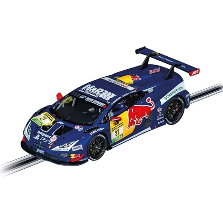 Carrera D132 Lamborghini Huracán GT3 Evo2, detailgetreue Nachbildung, No.27, geeignet für Spieler ab 8 Jahren – Bild 1