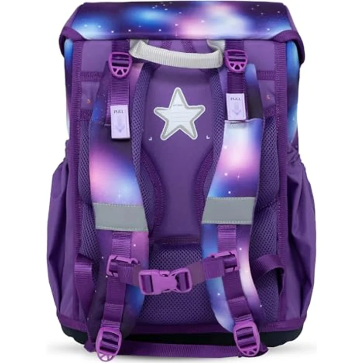 Belmil Schulranzen Kinderrucksack Maxi, ergonomisches Set 5 tlg. mit Brustgurt, wasserabweisend, 22 L, für Grundschule 1. - 3. Klasse – Bild 6