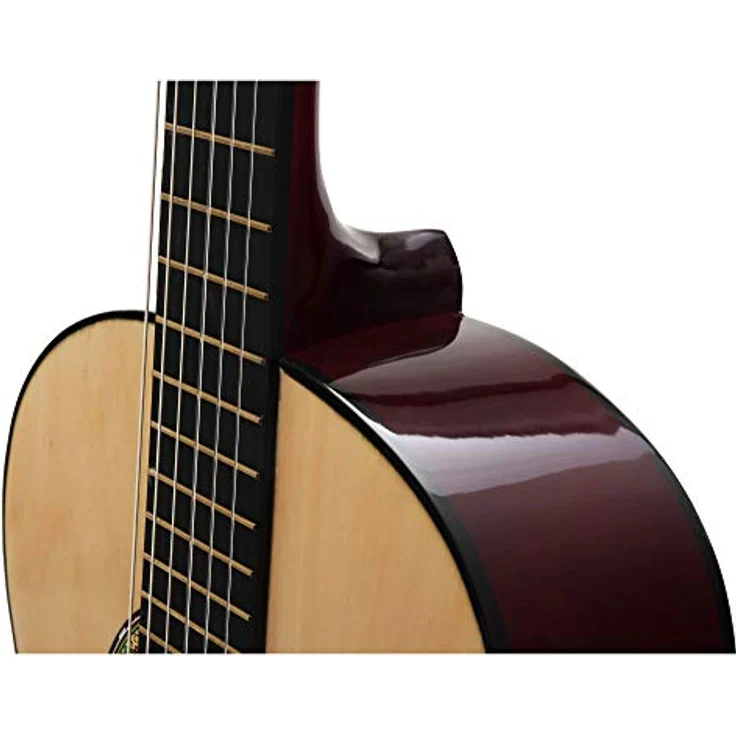Classic Cantabile Acoustic Series AS-851 Konzertgitarre 1/4, Kindergitarre mit Nylon-Saiten, natur – Bild 5
