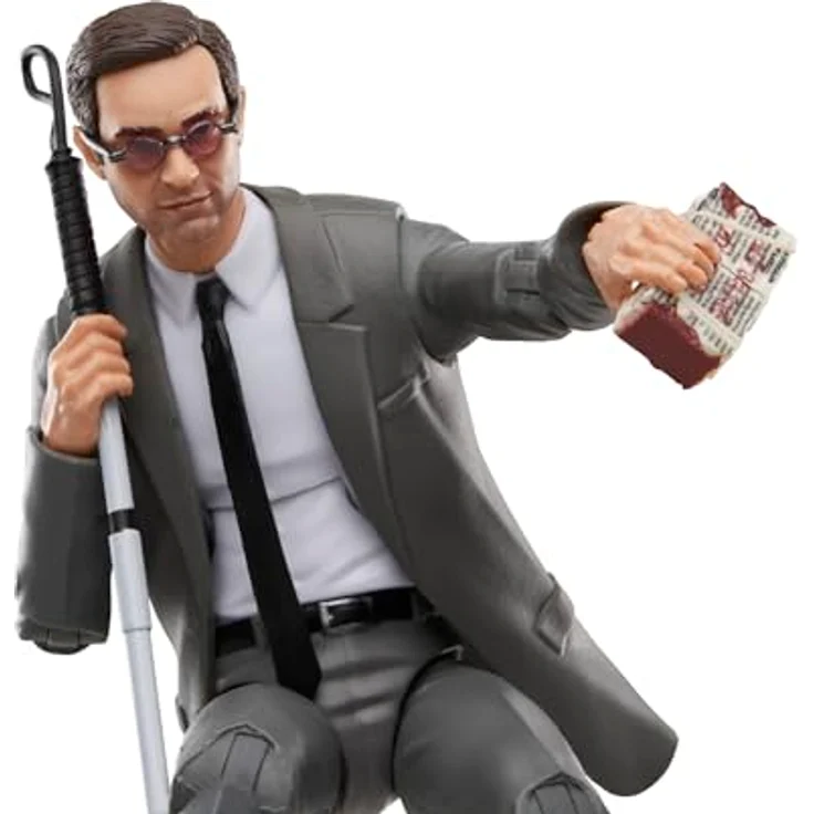 Hasbro Marvel Legends Matt Murdock, 15 cm Actionfigur mit Premium-Design und 2 Accessoires aus Spider-Man: No Way Home – Bild 3