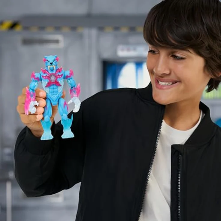 MRBEAST LAB Hyper Fusion Mutators Lightning Panther, 14 cm Sammelfigur mit 20+ beweglichen Gelenken und Mutationsflüssigkeit – Bild 5