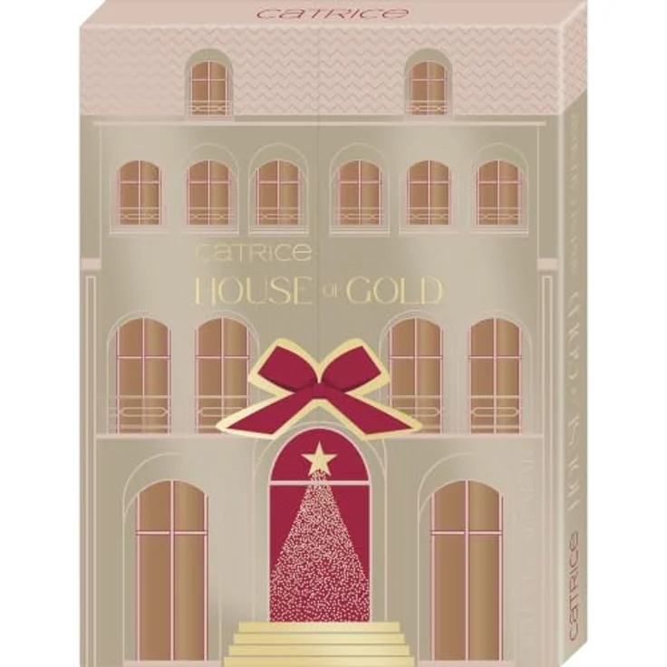 Catrice House of Gold Adventskalender, 24-teiliges Kosmetikset für Damen mit Lippenbalsamen, Lidschatten und mehr – Bild 2