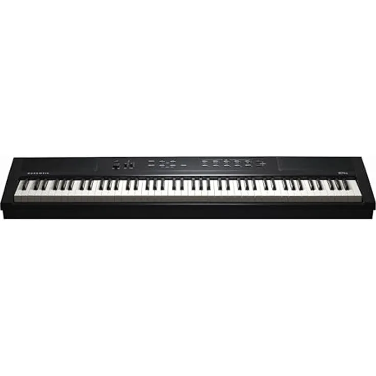 Kurzweil KA E1, Stagepiano mit 88 Hammeraction-Tasten, 128-stimmiger Polyphonie und eingebauten Lautsprechern, Schwarz