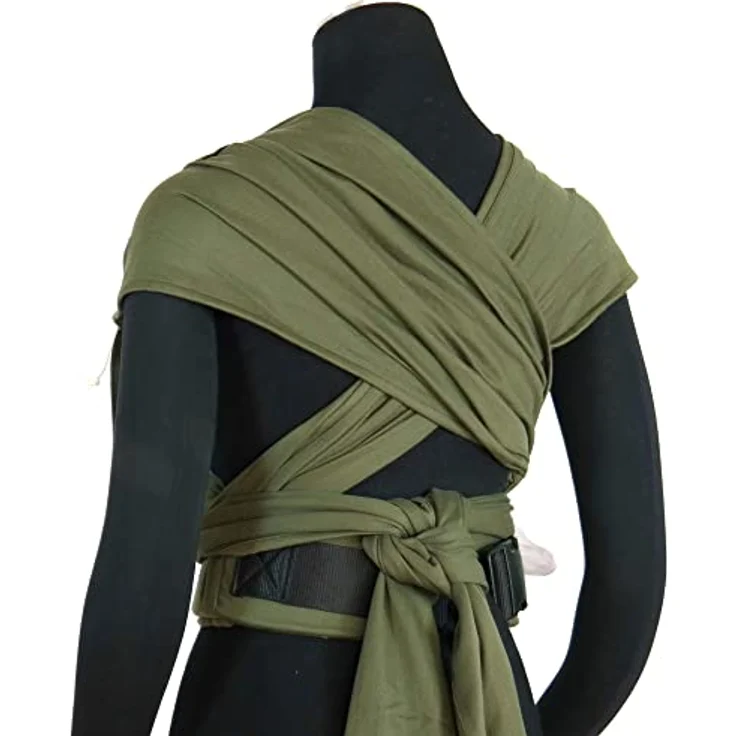Didymos DidyKlick 4u Babytrage - Halfbuckle Tragehilfe Olive - für Babys und Kleinkinder von 3,5kg bis 20kg - ergonomische Sitzhaltung - Bauchtrage - Hüfttrage - Rückentrage – Bild 5