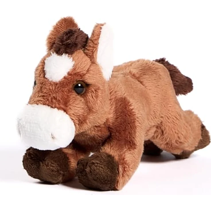 Uni-Toys Pferd Plushie, liegend, 18 cm Plüschtier aus hochwertiger Polyester-Faser – Bild 1