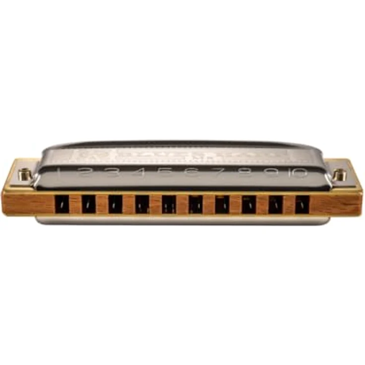 Hohner Blues Harp G Mundharmonika, modulares System mit 0,9 mm Messing-Musikplatte und SnapCase, doppelte Lackierung fürReduzierung des Aufquellens – Bild 3