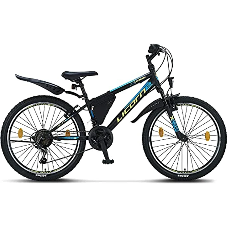 Licorne Bike Guide Premium Mountainbike in 24 Zoll - Fahrrad für Mädchen, Jungen, Herren und Damen - 21 Gang-Schaltung – Bild 3
