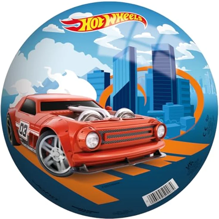 JOHN Spielball Hot Wheels, 9 Zoll Spielball mit Hot Wheels Motiv, Durchmesser ca. 23 cm – Bild 2