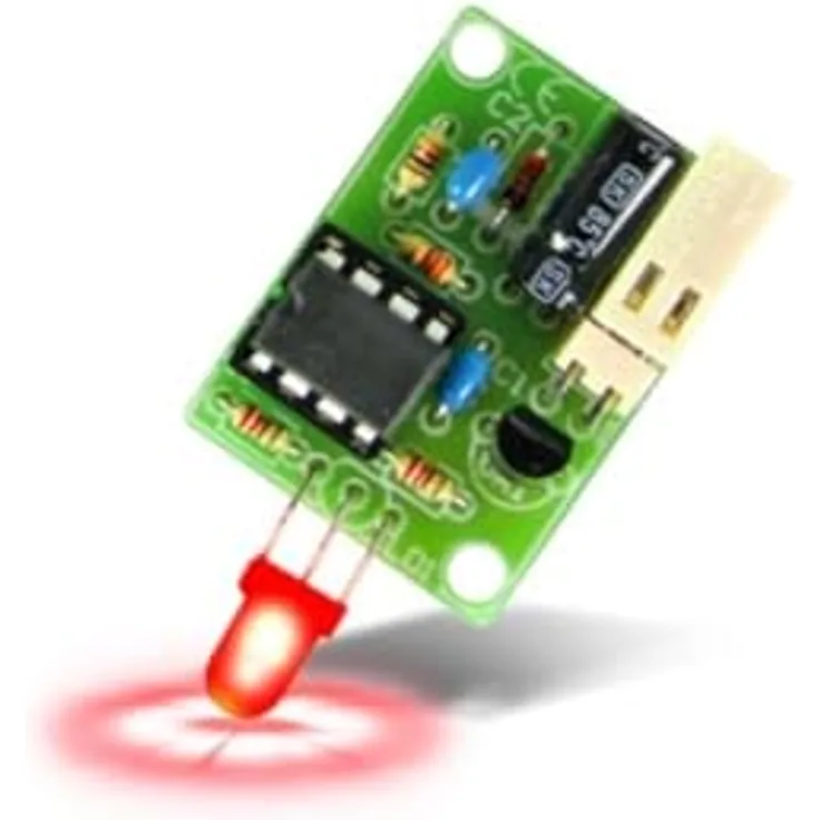 Whadda Lötbausatz, DIY, 12-V-Autobatterieüberwachung, Batteriezustandskontrolle, LED-Anzeige