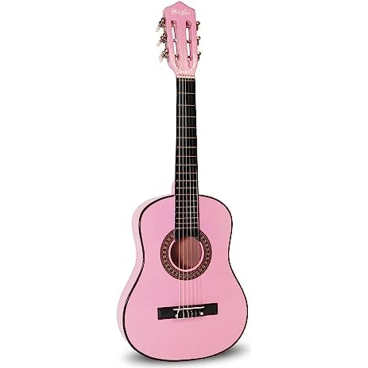 Music Alley MA-51 Classical Acoustic Guitar Kids Guitar and Junior Guitar Pink – Bild 4