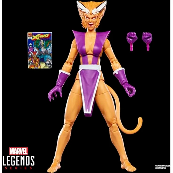 Marvel Legends Series Feral Action-Figur, 15 cm Sammelfigur mit 3 Accessoires und über 20 Bewegungspunkten – Bild 2