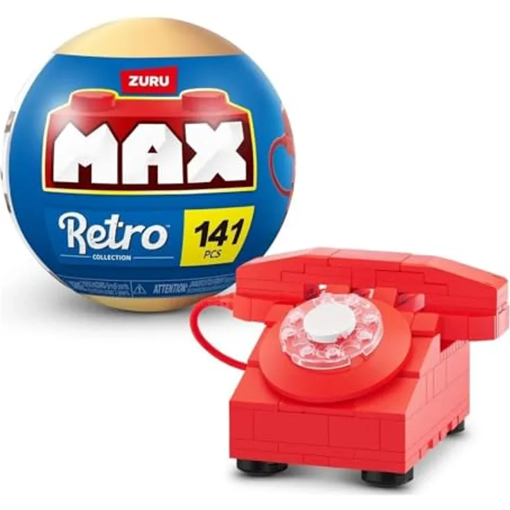 Zuru MAX - Retro Sammelfigur, 6 verschiedene Designs in Kapselöfen