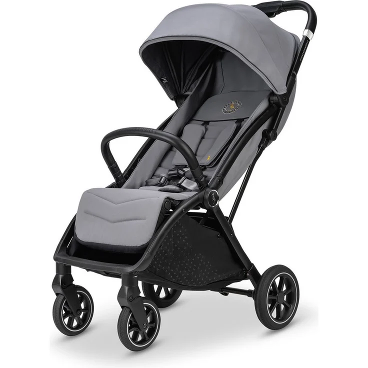 Storchenmühle Kinder-Buggy Niko, Luftkammer-Räder, XXL Sonnenverdeck UPF 50+, Einhand-Faltmechanismus, recycelte Materialien