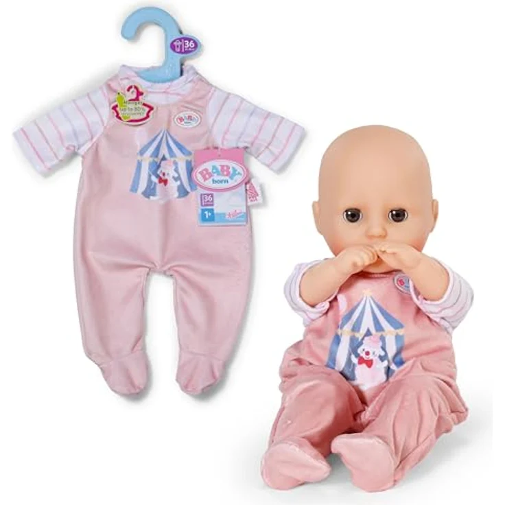 Zapf Creation BABY born Strampler Apricot, Puppenkleidung für 36 cm große Puppen – Bild 2