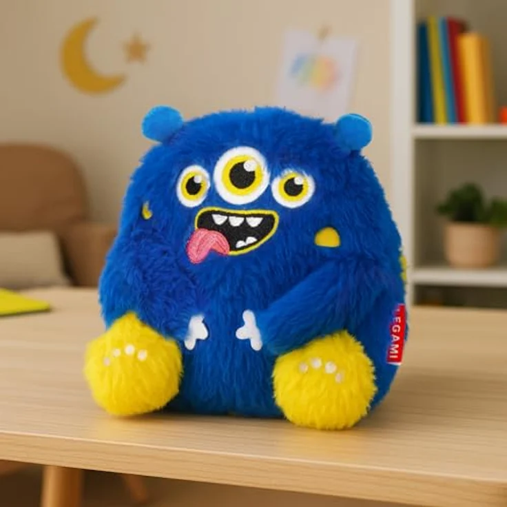 Legami Plüschtier Monster Super Soft Mini, 15 cm, Polyesterfüllung, liebevolle Botschaft „Bee Different“ – Bild 5