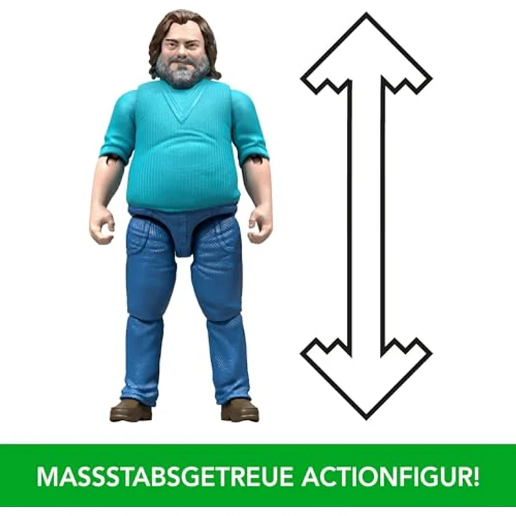 Mattel® Actionfigur Minecraft Steve, beweglich mit charakteristischem Zubehör, Set für Fans ab 6 Jahren – Bild 3