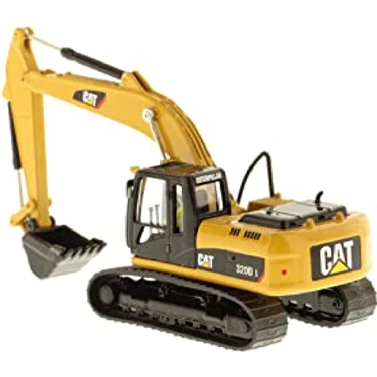 Diecast Masters 85262 - Caterpillar Kettenbagger 320D L, detailgetreues H0 CAT Baufahrzeug in Metallbox, Maßstab 1:87, ca. 11,7 x 4,5 x 4,8 cm, 14+, für Modelleisenbahnen und Sammler geeignet – Bild 3