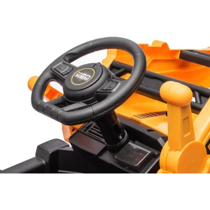 Vrooomy JCB Kipper für Kinder 12V, Gelb, mit Fernbedienung, Soft-Start-Funktion, 2 Motoren, Traglast 30 kg, Höchstgeschwindigkeit 5 km/h – Bild 4