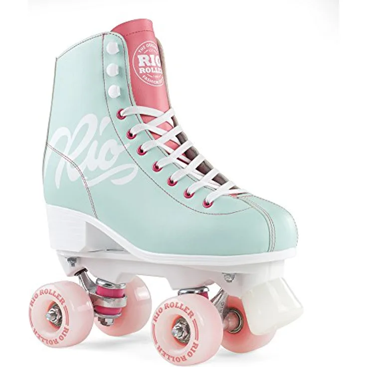Rio Roller Rollschuhe Script Teal/Coral (40.5)