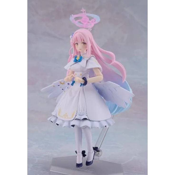 Max Factory Blue Archive - Mika Misono Figma Actionfigur, mit 3 Gesichtsplatten und optionalen Zubehörteilen wie Maschinenpistole und Effektteilen – Bild 5