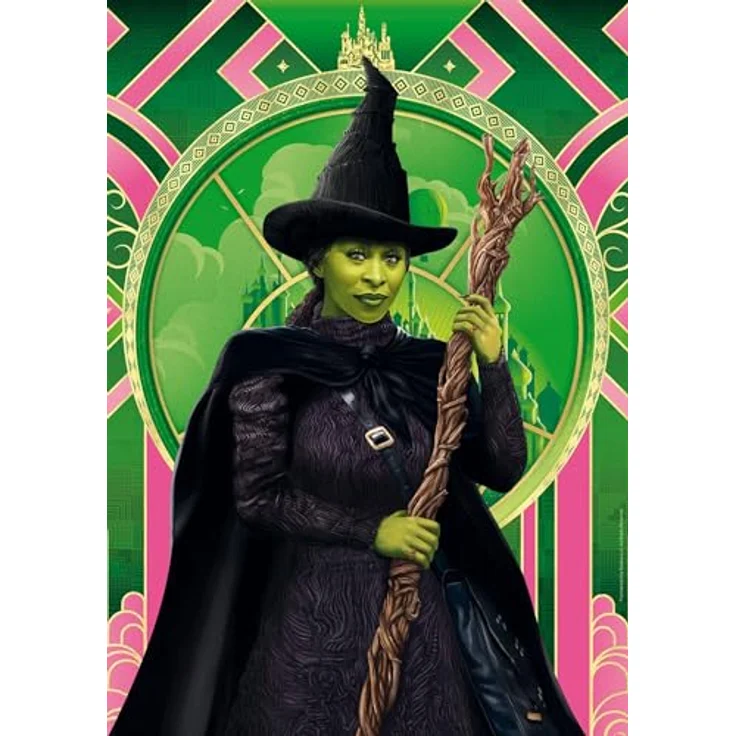 Schmidt Spiele 58586 Wicked, Elphaba, 500 Teile Puzzle in Nostalgiedose, 48,1 x 34,1 cm, ab 10 Jahren – Bild 2