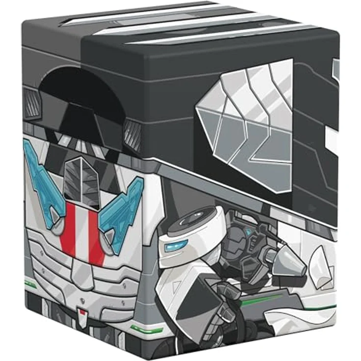 Squaroes Squaroe Transformers TR003 Wheeljack, Deckbox für bis zu 100 doppelt gesleevte Karten, nachhaltig hergestellt mit attraktivem Design – Bild 3