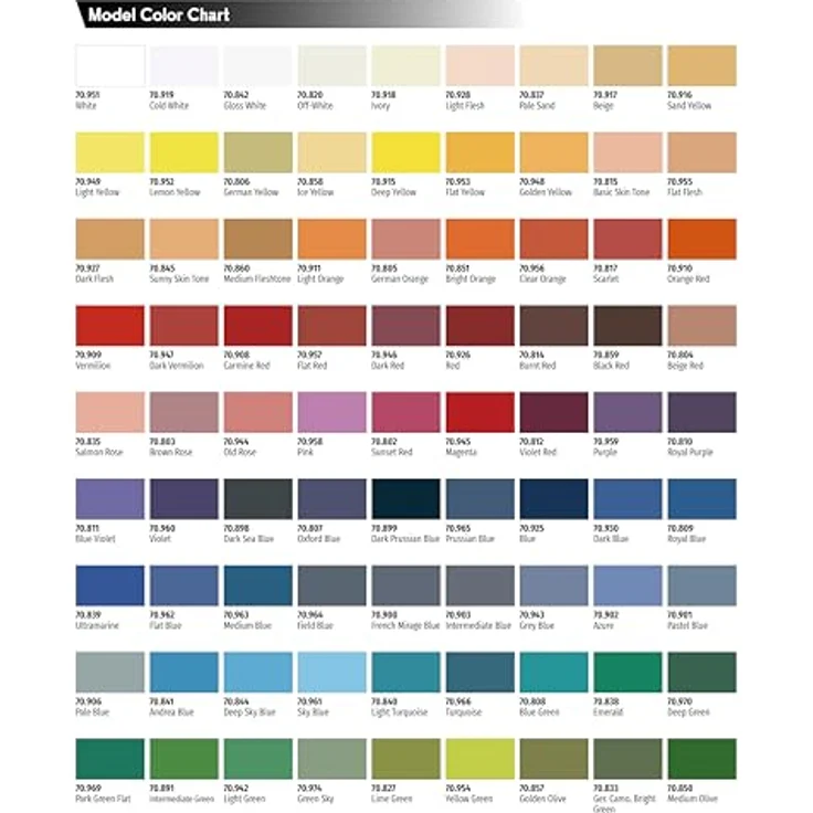 Vallejo Model Color Acrylfarbe Braun (Holzmaserung) Matt, 18 ml - Autonivellierend und BSL-System für Modellbau und Figuren – Bild 3