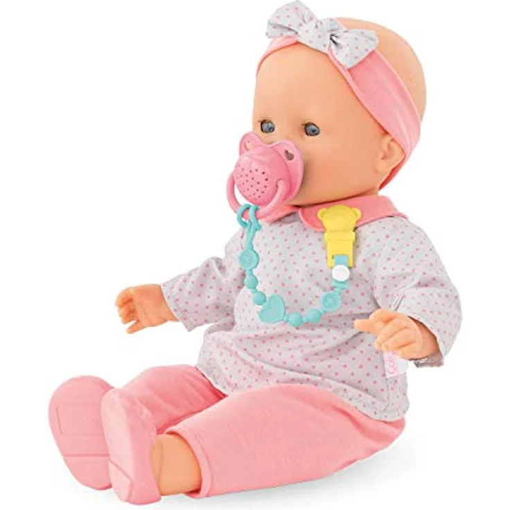 Corolle 9000141400 - Schnuller mit 15 Sounds und Schnullerkette, für alle 36cm Babypuppen, Puppenzubehör, ab 3 Jahren – Bild 4