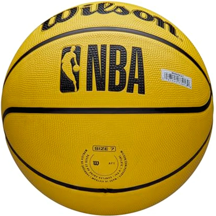 Wilson NBA Team Tribute Solid Basketball, Los Angeles Lakers, dreischichtiger Ball mit eingearbeitetem Design – Bild 6