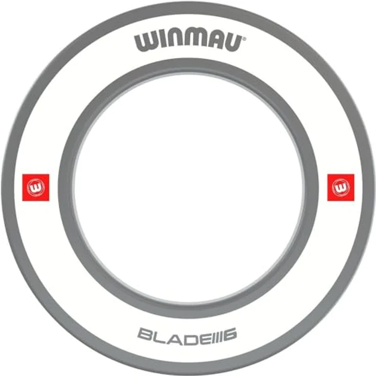 Winmau Catchring Pro-Line 1.0, Auffangring für Dartspiele, weiß, Durchmesser ca. 68 cm, kompatibel mit allen Winmau Sisal-Dartboards – Bild 1