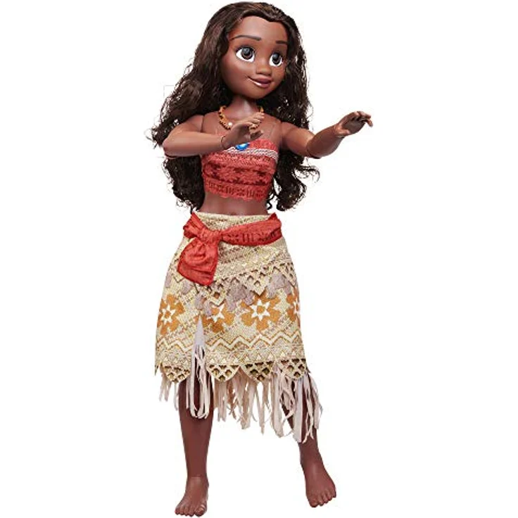 Jakks Pacific Disney Vaiana-Puppe, 80 cm, voll beweglich mit langem, welligem Haar und Styling-Kamm – Bild 2