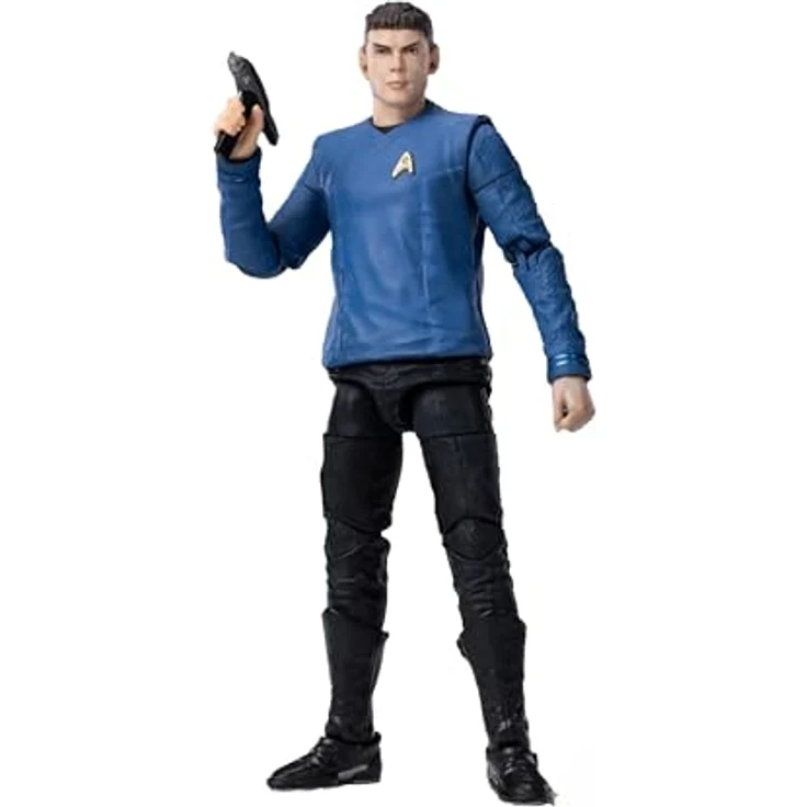 Hiya Toys Star Trek Strange New Worlds Exquisite Mini Series Actionfigur 1/18 Spock, 11 cm, detailreiche Figur mit Zubehör in Fensterbox – Bild 1
