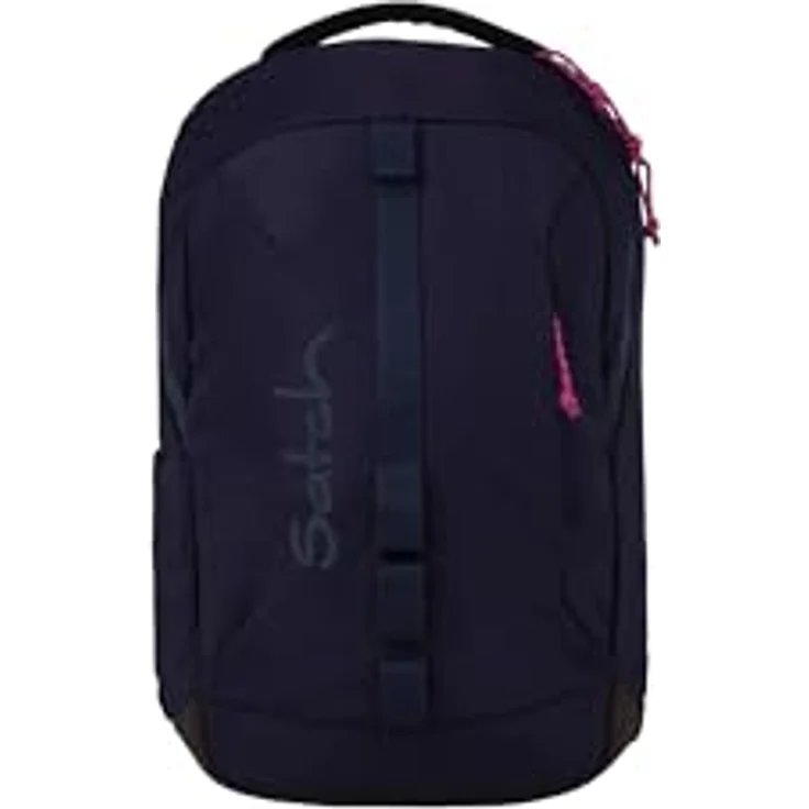 Satch con:next Schulrucksack, ergonomisch und wasserdicht, mit Laptopfach und Heftebox, Urban Pink Blue - Blau – Bild 1