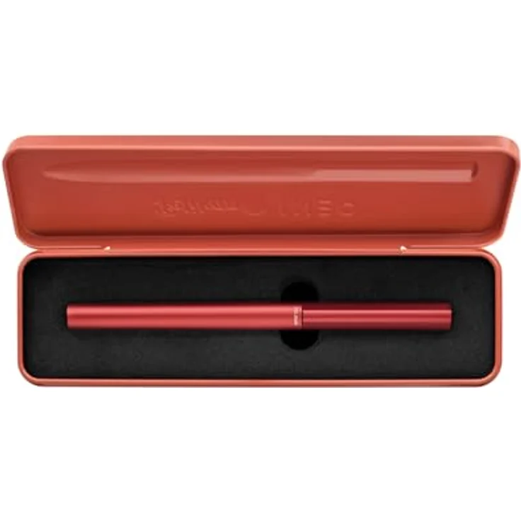 Pelikan Füllfederhalter Pelikan Füller Ineo® Elements P6, Feuer-Rot, Patronenfüllsystem, polierte Edelstahlfeder, clip-loses Design – Bild 3