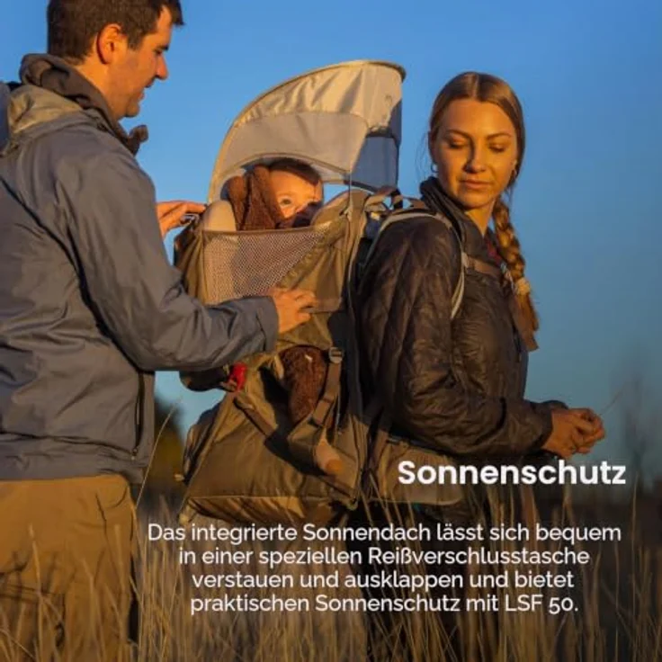 Osprey Poco LT, Babytrage mit optimalem Tragekomfort, robustem Nylon und praktischen Fächern – Bild 3