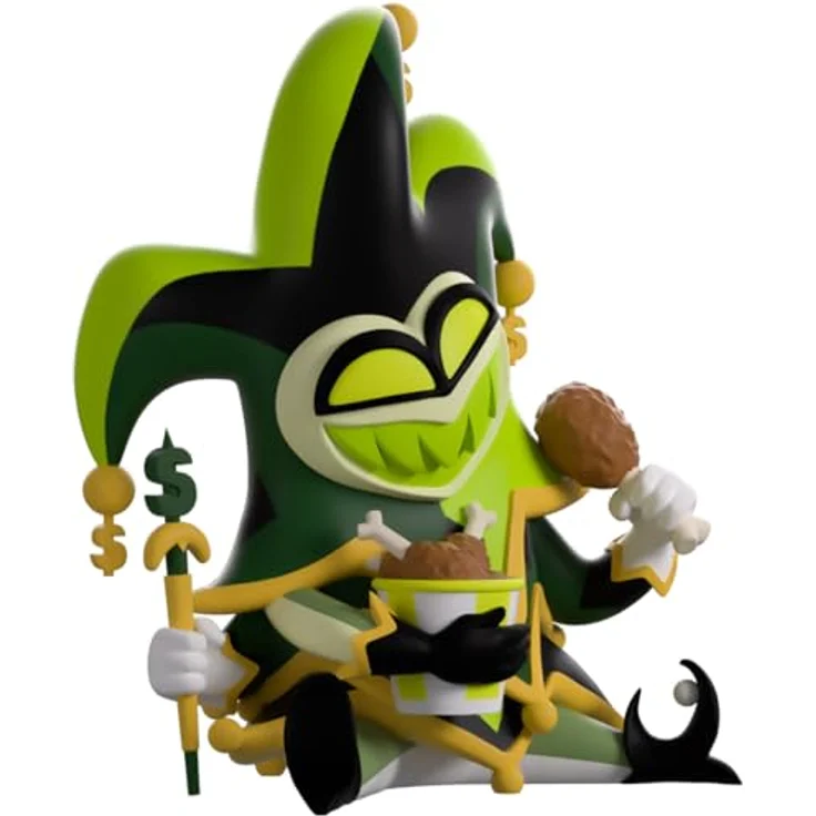 Youtooz Mammon, 11,4 cm Vinyl-Figur, offizielles Sammelstück aus Helluva Boss mit goldenen Akzenten und detailliertem Design – Bild 3