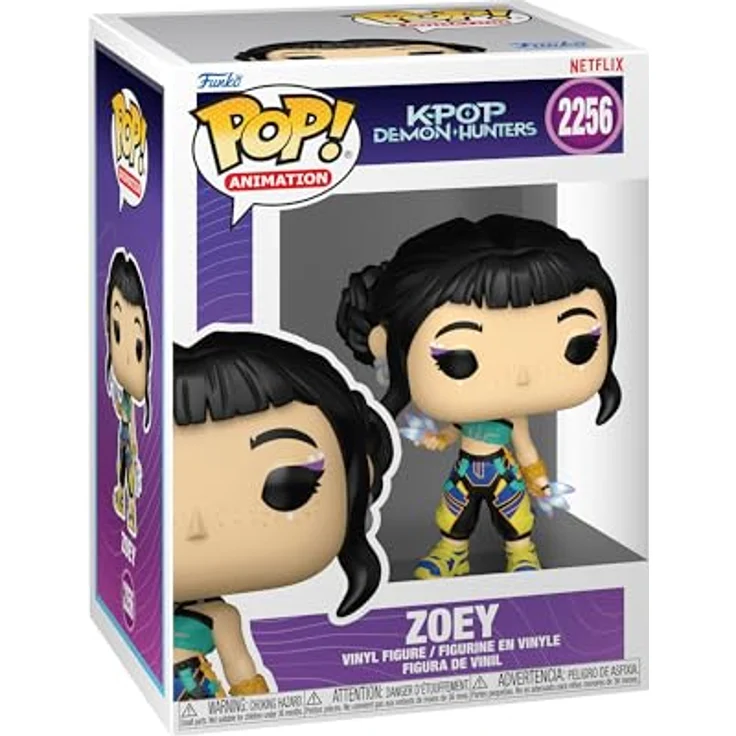 Funko Pop KPop Demon Hunters - Zoey - Vinyl-Sammelfigur, 9,5 cm - Offizielle Handelsware für Sammler und Fans – Bild 1