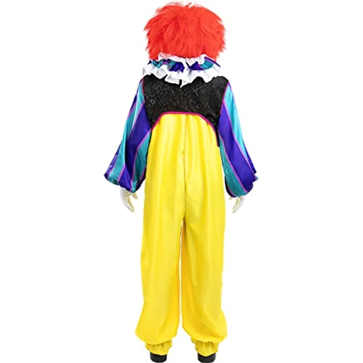 Funidelia Pennywise Kostüm - Es (Movie) 100% OFFIZIELLE für Herren, Größe XL, bunt, inklusive Overall, Kragen und Handschuhe – Bild 4