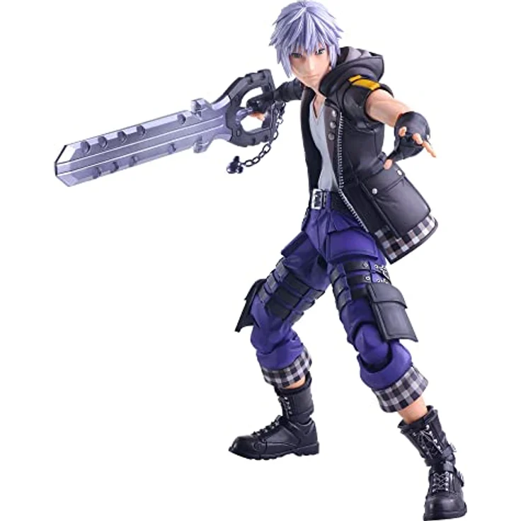 SquareEnix Kingdom Hearts III Play Arts Kai Actionfigur Riku Ver. 2 Deluxe, 24 cm, inkl. 2 Gesichtsteile und Schlüsselschwert Weg zur Dämmerung – Bild 1