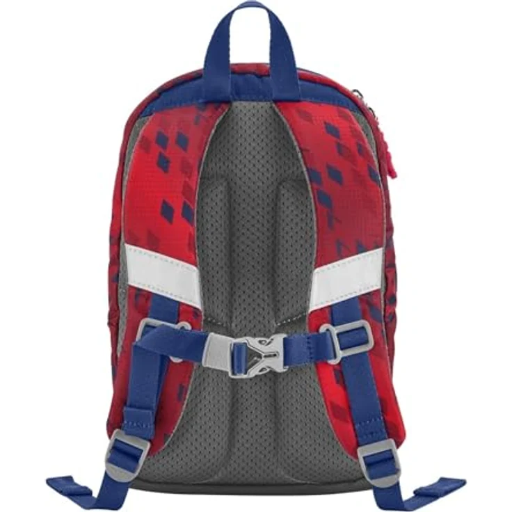 Step by Step Rucksack-Set KIGA Mini FC Bayern „Berni“, ergonomischer Rucksack mit höhenverstellbaren Brustgurt, für Kindergarten & Kita, rot - blau, 6l – Bild 2