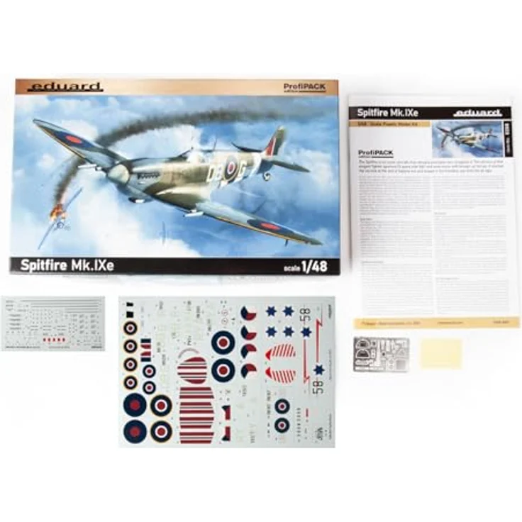 Eduard Plastic Kits 8288, 1:48 Spitfire Mk.Ixe Profipack, Modellflugzeug für den Zweiten Weltkrieg – Bild 3