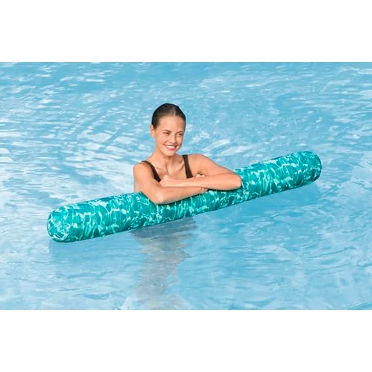 Bestway Poolnudel Splashin' Style mit Textilbezug 150 x 23 cm, UV-beständiger Stoff, sortiert, bunt – Bild 5